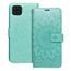 Puzdro / obal na Samsung Galaxy A22 5G zelené mandala - kniha Forcell MEZZO