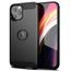 Obal / kryt na Apple iPhone 12 Pro Max černý - Forcell CARBON