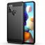 Obal / kryt pre Samsung Galaxy A21s čierny - Forcell Carbon