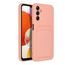 Obal / kryt na Samsung Galaxy A14 5G / A14 4G ružové - Forcell CARD Case