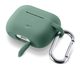 Ochranný kryt s karabínou pre Apple AirPods Pro zelený - Cellularline Bounce
