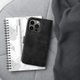 Pouzdro / obal na Apple iPhone 13 Pro černý - knížkový Forcell TENDER