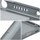 Obal / kryt na Apple iPhone 12/12 Pro sivé - METALLIC Puzdro