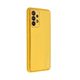 Obal / kryt na Samsung Galaxy S24 žltý - kožené puzdro