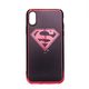 Obal / kryt na Apple iPhone XS Superman Luxury Chrome (004)