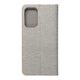 Pouzdro / obal na Samsung Galaxy A33 5G stříbrný - knížkové Forcell LUNA