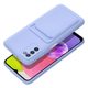 Obal / kryt pre Samsung Galaxy A03S fialové - Forcell CARD Case