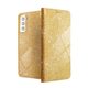 Pouzdro / obal na Apple iPhone 12 zlaté - knížkové SHINING Book