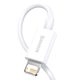 Nabíjecí a datový kabel pro iPhone USB / Lightning 1,5 m bílý - BASEUS