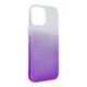 Obal / kryt pre Apple iPhone 12 Pro Max transparentné / fialové - Forcell SHINING
