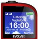 EVOLVEO EasyPhone FM, mobiltelefon időseknek töltőállvánnyal (piros)