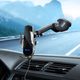 Car holder with wireless charging automatic sensor + magnetic adapters HS1 15W silver