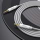 Kabel 3.5mm audio na Jack 3,5mm 2m stříbrný - HOCO