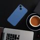 Obal / kryt na Apple iPhone 11 PRO MAX modré - Silicone Mag Cover