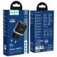 Nabíjecí adaptér 2.4A 2xUSB černý - HOCO N4