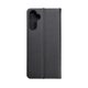 Puzdro / obal na Samsung Galaxy A14 4G čierny - kniha LUNA Book Carbon