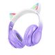 Bezdrátová sluchátka HOCO W42 Cat Ear fialová