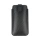 Pouzdro / obal na Apple iPhone 5 / 5S / 5SE / 5C - zasouvací Forcell POCKET Carbon Case