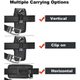 Obal / kryt na iPhone 13 Pro Max / Samsung Galaxy S21 Ultra / Xiaomi 12 Ultra čierny univerzálny - Vertical OXFORD
