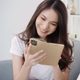 Pouzdro / obal na Samsung Galaxy A55 zlaté knížkové - Smart Case