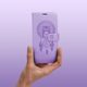Puzdro / obal na Samsung Galaxy A14 4G fialové - kniha forcell MEZZO