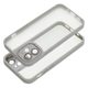 Obal / kryt na Apple iPhone 12 MINI stříbrný - VARIETE
