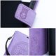 Puzdro / obal na Samsung Galaxy S24 lapač snov fialový - kniha MEZZO