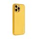 Obal / kryt na Apple iPhone 13 žlutý - Forcell Leather
