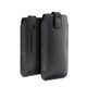 tok / borító Samsung Galaxy A41 / S20 / A6 2018 / A20e HUAWEI P20 / Y5 2019 - visszahúzható Forcell POCKET Carbon tok Forcell POCKET Carbon Case