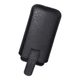 Puzdro / obal pre Apple Iphone 5/5S/SE/5C čierne - zaťahovacie Forcell Slim Kora 2