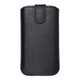 Puzdro / obal univerzálne pre Samsung i9100 Galaxy S2/LG L7 čierne - zaťahovacie Forcell Slim Kora 2