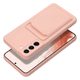 Obal / kryt pre Samsung Galaxy S22 Plus ružový - Forcell Card