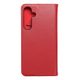 Puzdro / obal na Samsung Galaxy S24 Plus červený - kniha Kožené puzdro SMART PRO