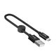 Micro USB X35 adat/töltő kábel 25cm fekete HOCO
