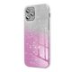 Obal / kryt na Apple iPhone 11 stříbrný/růžový - Forcell SHINING