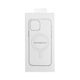 Obal / kryt na Apple iPhone 12 Pro Max stříbrný - Electro Mag Cover MagSafe