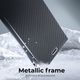 Puzdro / obal na Samsung Galaxy S23 Plus čierny - kniha LUNA Book Carbon
