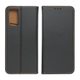 Puzdro / obal na Apple iPhone 15 čierne - kniha Kožené puzdro SMART PRO