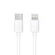 Kabel USB Typ-C - Lightning 8-pin 1M PD20W 3A - bílý + krabička