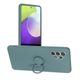 Obal / kryt na Samsung Galaxy A52 5G / A52 LTE (4G) / A52S green zelený - Forcell SILICONE RING