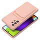 Puzdro / obal pre Samsung Galaxy A52 5G / 4G / A52S ružové - Forcell Card