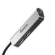 Adaptér BASEUS HF pre Apple Lightning 8-pin na 2x Apple Lightning 8-pin + Jack 3,5 mm L52 CALL52-91 strieborno-čierny