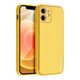 tok / borító Apple iPhone 12 készülékhez sárga - Forcell LEATHER