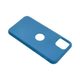 Védőborító Samsung Galaxy A03s kék - Forcell SILICONE tok