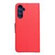 Puzdro / obal na Samsung Galaxy A14 4G červený - kniha Fancy
