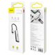 Adaptér BASEUS HF pro Apple Lightning 8-pin to 2x Apple Lightning 8-pin + Jack 3,5mm L52 CALL52-91 stříbrný-černý