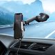 Car holder with wireless charging automatic sensor + magnetic adapters HS1 15W silver