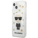 tok / borító Apple iPhone 13 MINI készülékhez, átlátszó - Karl Lagerfeld