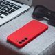 Obal / kryt na Samsung Galaxy S21 FE červený - Forcell SOFT Case