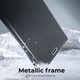 Pouzdro / obal na Samsung Galaxy A33 5G černý carbon - knížkové Forcell LUNA